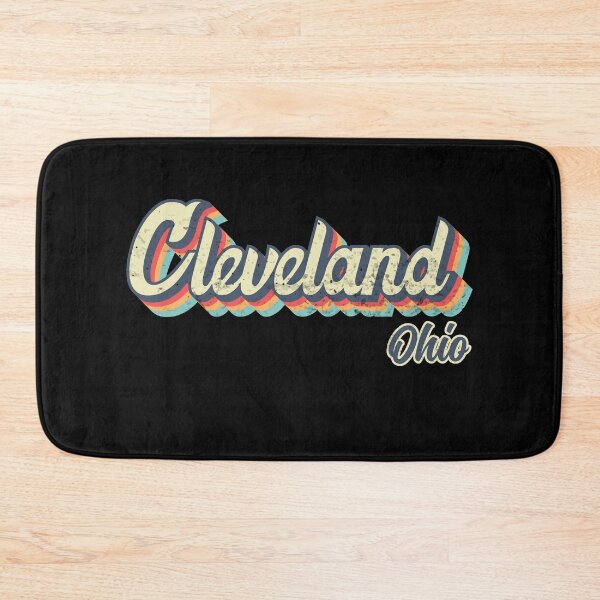 Item preview, Cleveland city Ohio Retro Vintage 70s rainbow designed and sold by Teelogic.