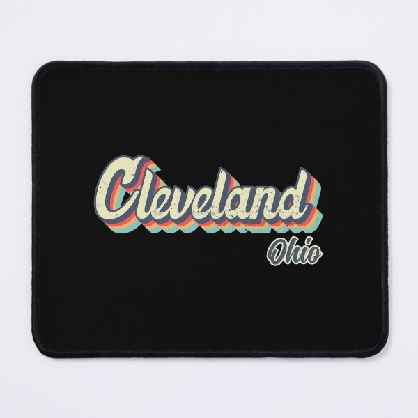 Item preview, Cleveland city Ohio Retro Vintage 70s rainbow designed and sold by Teelogic.