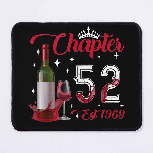 Item preview, Chapter 52 Y\/O Est 1969 52nd Birthday Red Wine Bottle Crown Tank Top designed and sold by RogerGift.