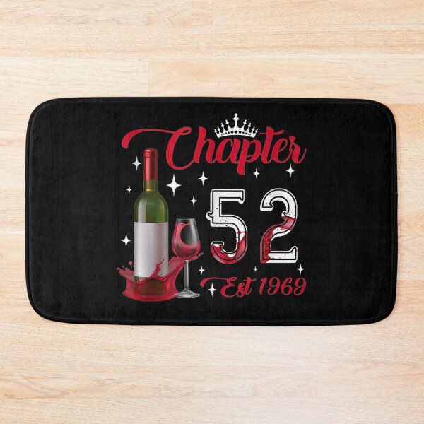 Item preview, Chapter 52 Y\/O Est 1969 52nd Birthday Red Wine Bottle Crown Tank Top designed and sold by RogerGift.
