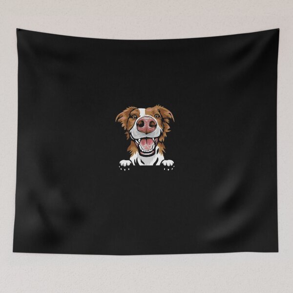 Item preview, Brown Border Collie Dog Gifts Decor Print designed and sold by derekvella.