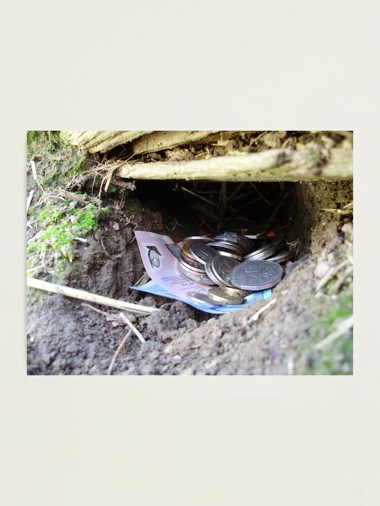 Thumbnail 2 of 3, Photographic Print, Money Down a Rat Hole designed and sold by tserong.