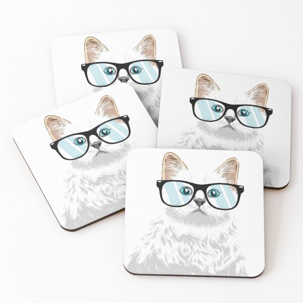Item preview, White Cat designed and sold by eggzoo.