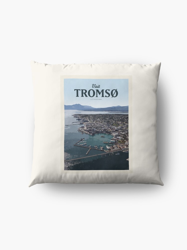 Alternate view of Visit Tromsø Floor Pillow