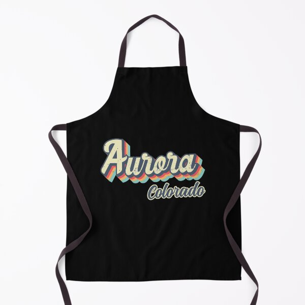 Item preview, Aurora city Colorado Retro Vintage 70s rainbow designed and sold by Teelogic.