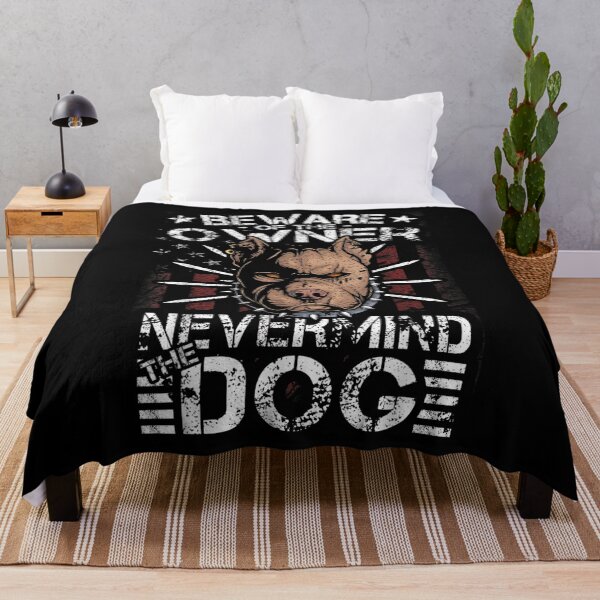 Item preview, Nevermind The Dog Beware Of The Owner, Pitbull  designed and sold by JethroShop.