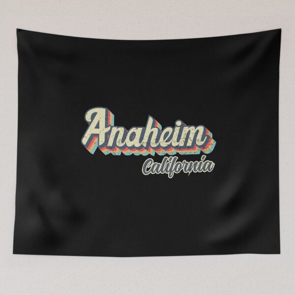 Item preview, Anaheim city California Retro Vintage 70s rainbow designed and sold by Teelogic.
