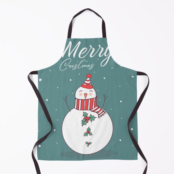 Item preview, Cute,happy snowman wishes Merry Christmas. designed and sold by ProjectKittyArt.
