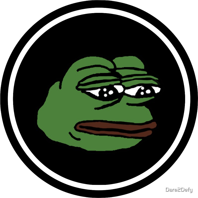  Sad  Pepe Sad  Aesthetic  Illegal Meme  Stickers by 