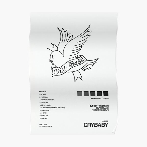 Lil Peep Cry Baby Poster