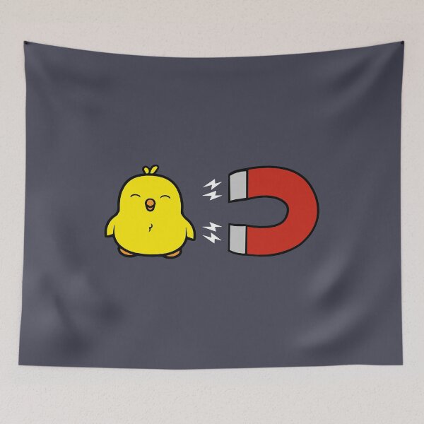 Item preview, Cute Baby Chick Magnet Dark Blue designed and sold by InfantMerman.