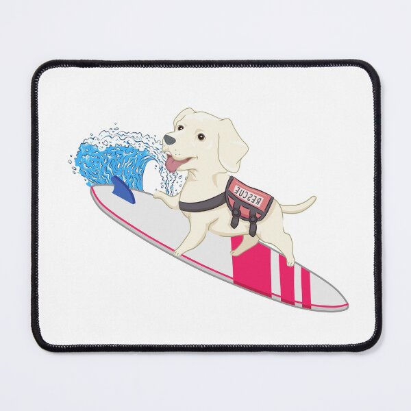 Item preview, Dog On Surfboard designed and sold by CreativeMansion.