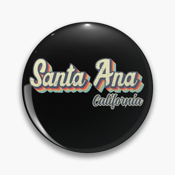 Item preview, Santa Ana city California Retro Vintage 70s rainbow designed and sold by Teelogic.