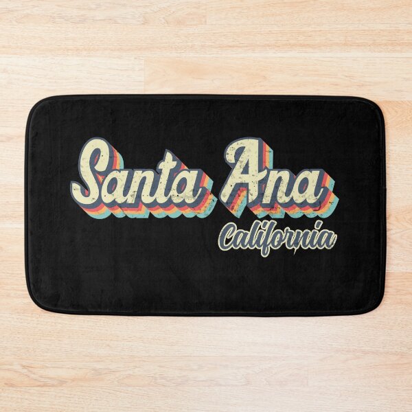 Item preview, Santa Ana city California Retro Vintage 70s rainbow designed and sold by Teelogic.