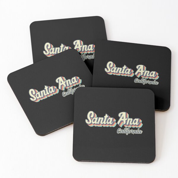 Item preview, Santa Ana city California Retro Vintage 70s rainbow designed and sold by Teelogic.