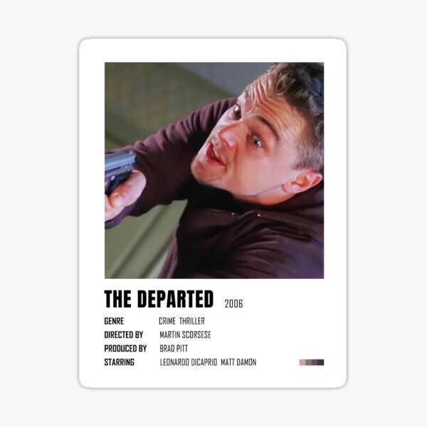 Artikel-Vorschau von Musik Vintage Retro The Departed Minimalist Poster Movies, designt und verkauft von TomasaHuels.