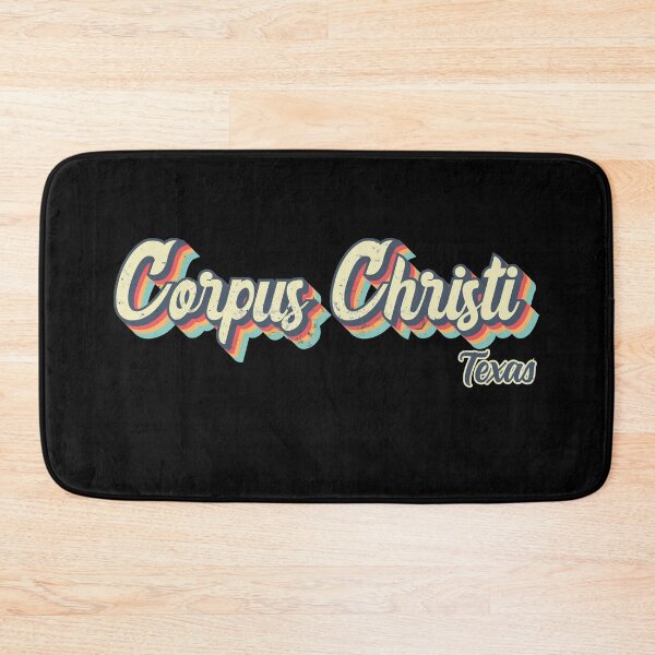 Item preview, Corpus Christi city Texas Retro Vintage 70s rainbow designed and sold by Teelogic.