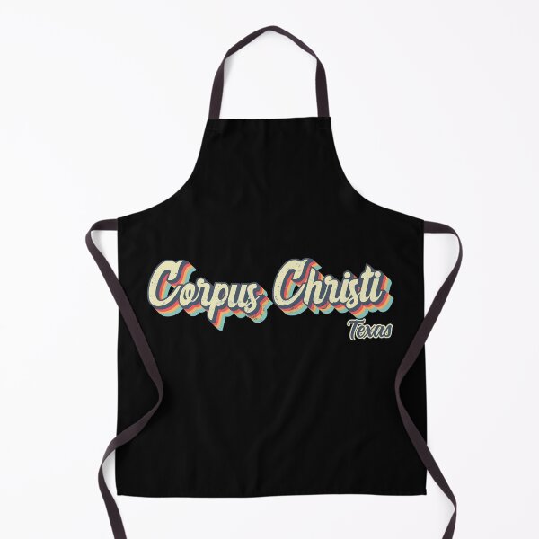 Item preview, Corpus Christi city Texas Retro Vintage 70s rainbow designed and sold by Teelogic.