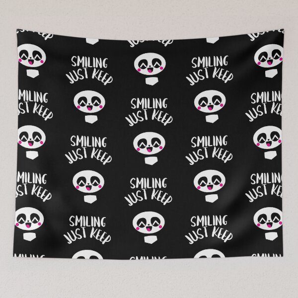 Item preview, Just Keep Smiling Panda Design  designed and sold by RappaportGent.