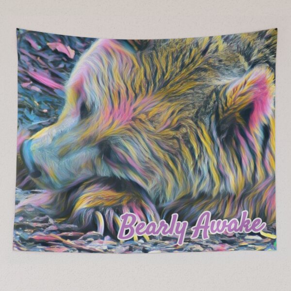 Item preview, Bear Nap - Bearly Awake designed and sold by Wisdi.