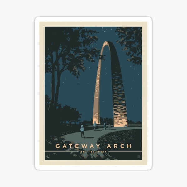 Gateway Arch Triple Decal