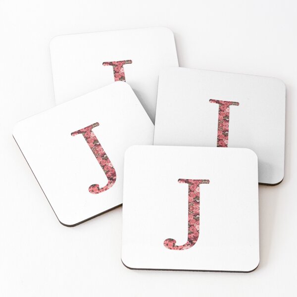 Item preview, Flower Flora Monogram Initial Typography in the Letter J designed and sold by skapastudios.