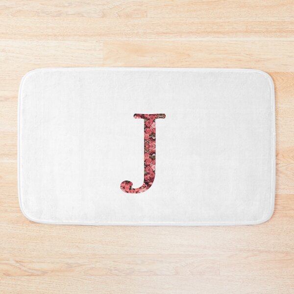 Item preview, Flower Flora Monogram Initial Typography in the Letter J designed and sold by skapastudios.