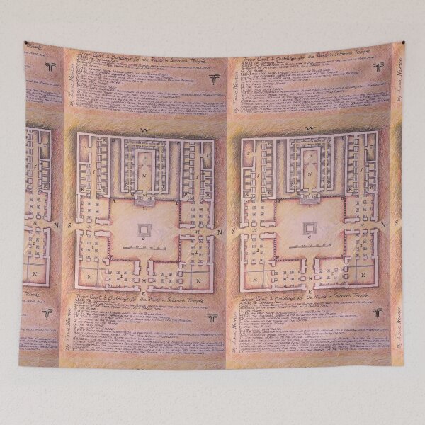 Item preview, Templo de Salomão. El plan del Templo de Salomón. designed and sold by Tereza Pilar Art.