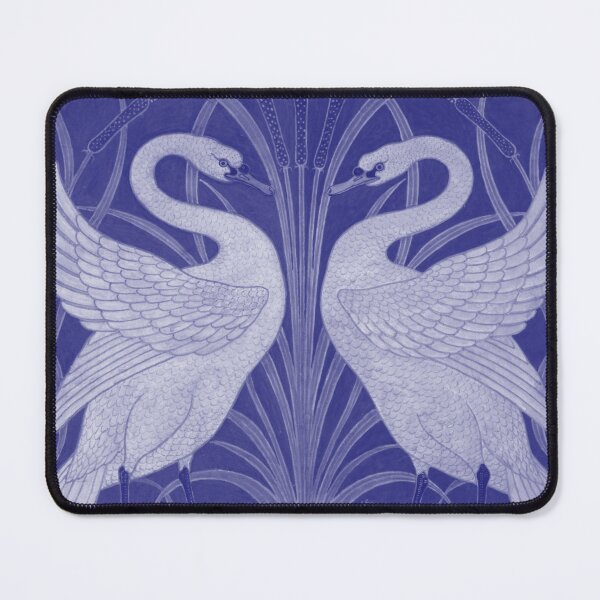 Item preview, Vintage swans wallpaper Walter Crane 1875 designed and sold by mesreveries.