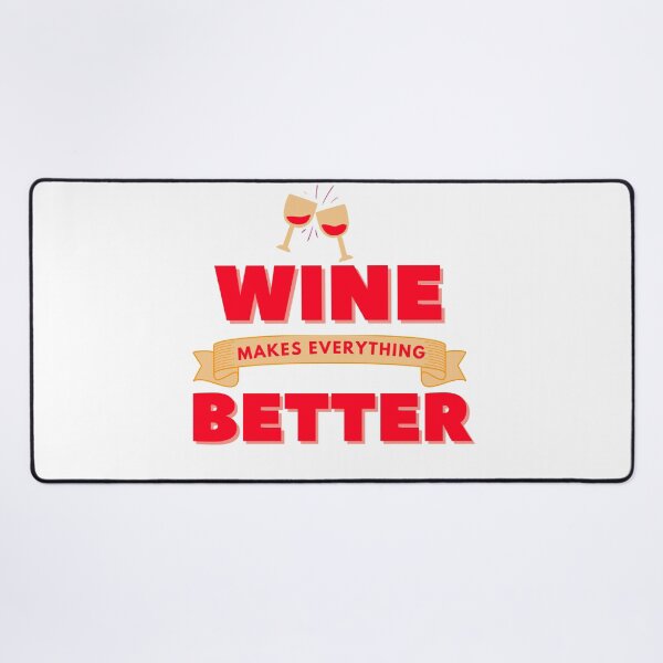 Item preview, Wine makes everything better banner designed and sold by Manoroma.