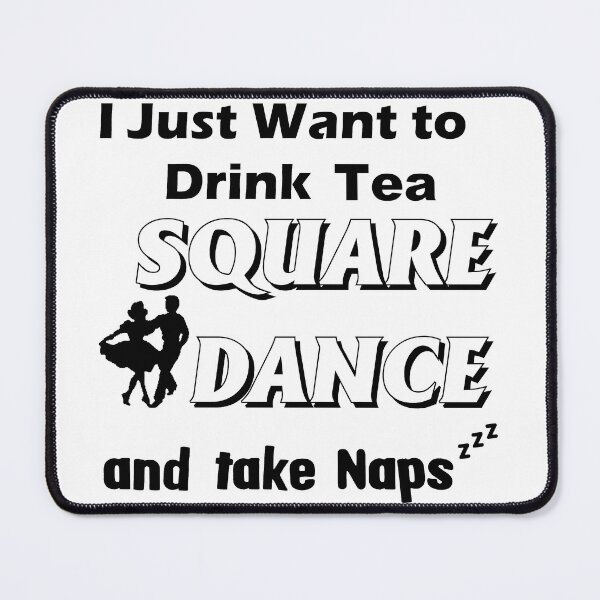 Item preview, Tea Naps BLK designed and sold by Square Dancing Gifts & Merchandise.