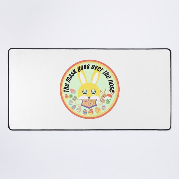 Item preview, Easter masked bunny humor wishes designed and sold by Manoroma.
