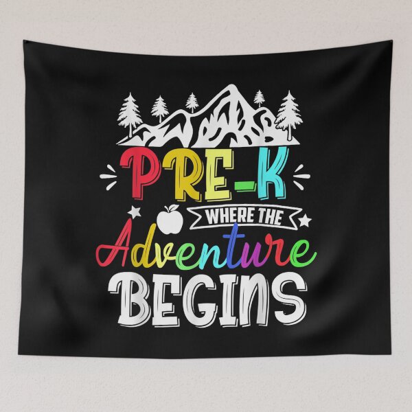Item preview, Pre-K Where The Adventure Begins  - Teacher \/ Kids Gift  designed and sold by FideliaShop.