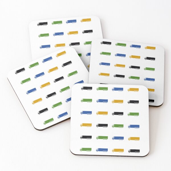 Item preview, Coloured Lorries (Pattern) designed and sold by PSheekey.
