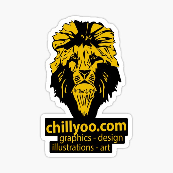The Lion King - chillyoo - graphics - design - illustrations - art Sticker
