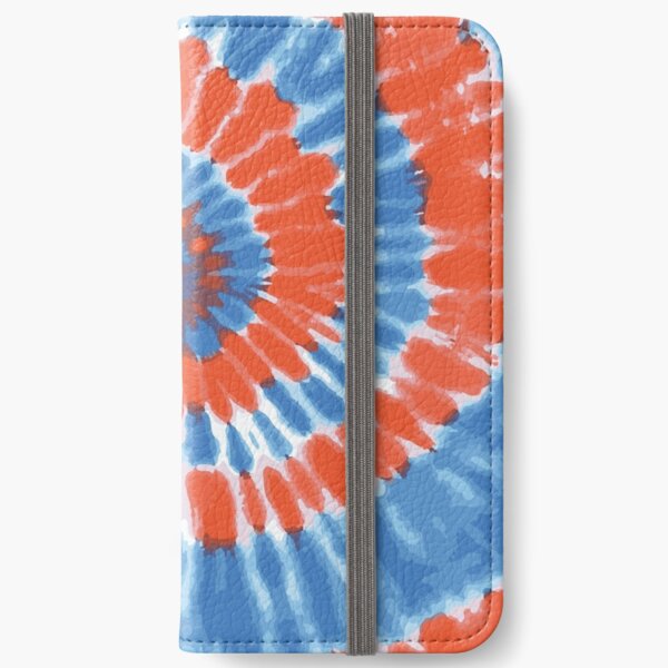 Blue and Orange tie-dye Magnet for Sale by korndogg