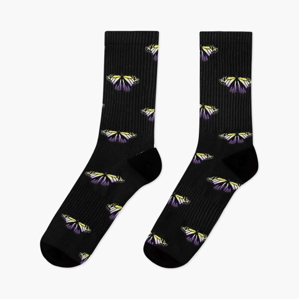 Item preview, Non-Binary Pride Butterfly  designed and sold by SaveonOneal.