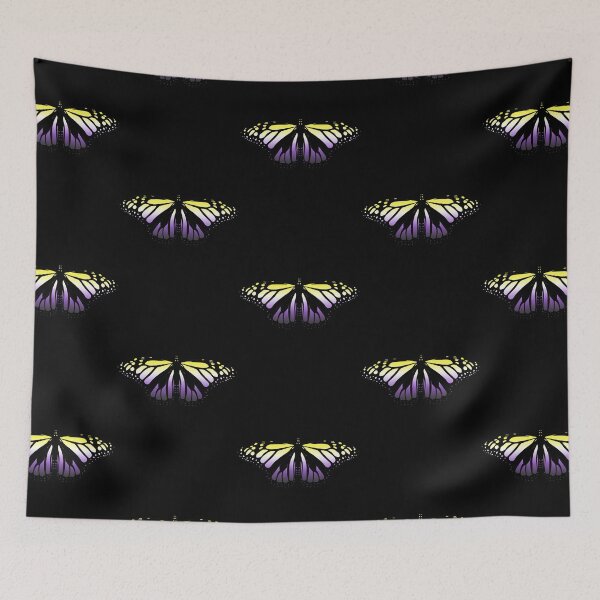 Item preview, Non-Binary Pride Butterfly  designed and sold by SaveonOneal.