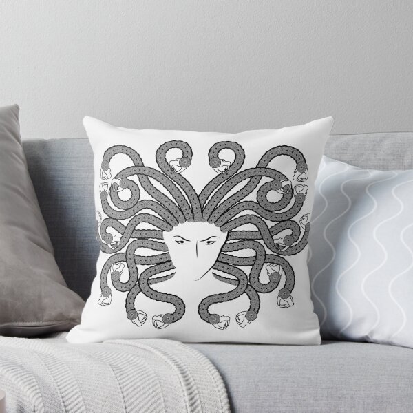 Artikelvorschau, Griechische Mythologie: MEDUSA-Kein Text-BW entworfen und verkauft von DigitalHeadache.