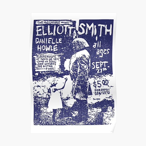 Elliott Smith Live Poster