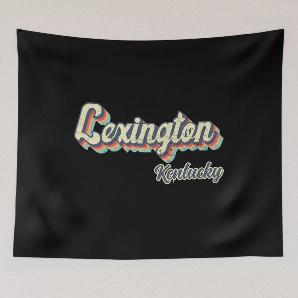 Item preview, Lexington City Kentucky Retro Vintage 70s rainbow designed and sold by Teelogic.