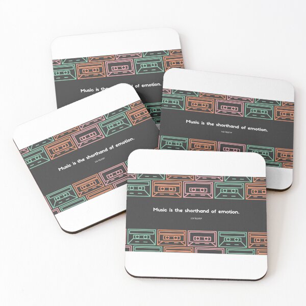 Item preview, music is the shorthand of emotion Tolstoy designed and sold by ChrisCrete.
