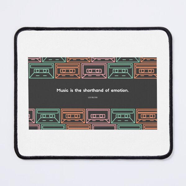 Item preview, music is the shorthand of emotion Tolstoy designed and sold by ChrisCrete.
