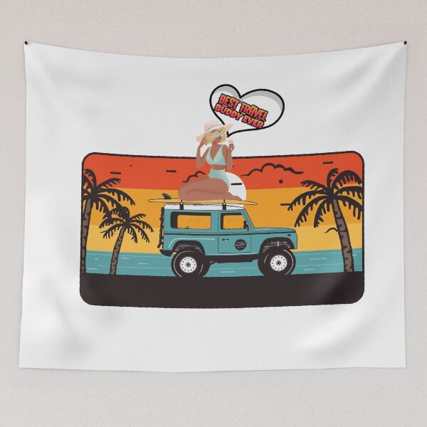 Item preview, BEST TRAVEL BUDDY EVER  designed and sold by RetroPlaceee.