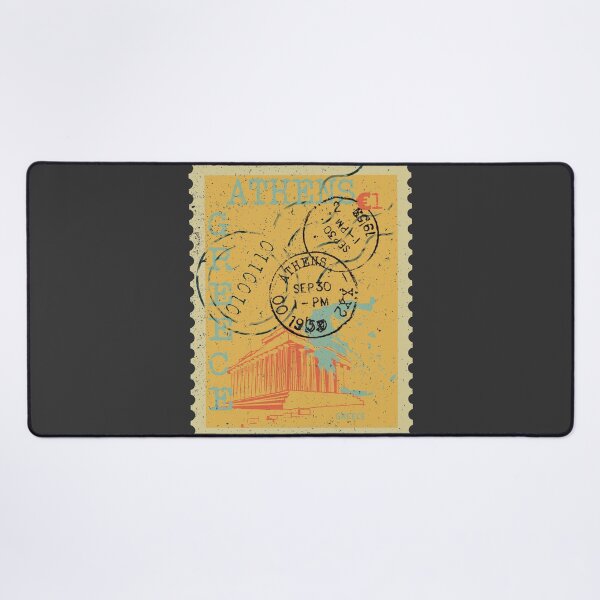 Aperçu de l'œuvre Timbre-poste d'Athènes en détresse créée et vendue par Primroaddesigns.