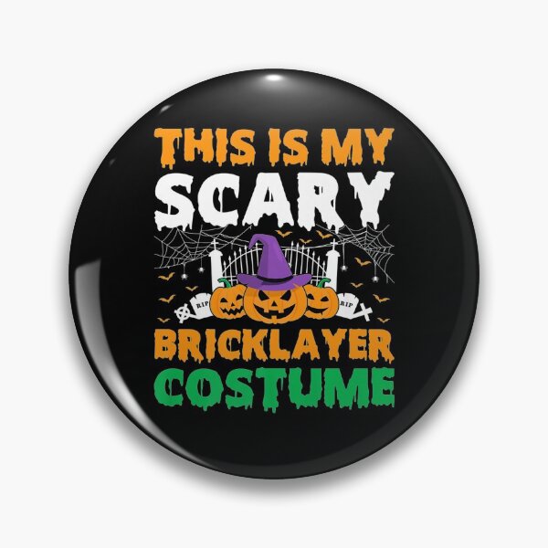 Item preview, Funny This Is My Scary Bricklayer Costume Halloween Premium designed and sold by fefego818x.