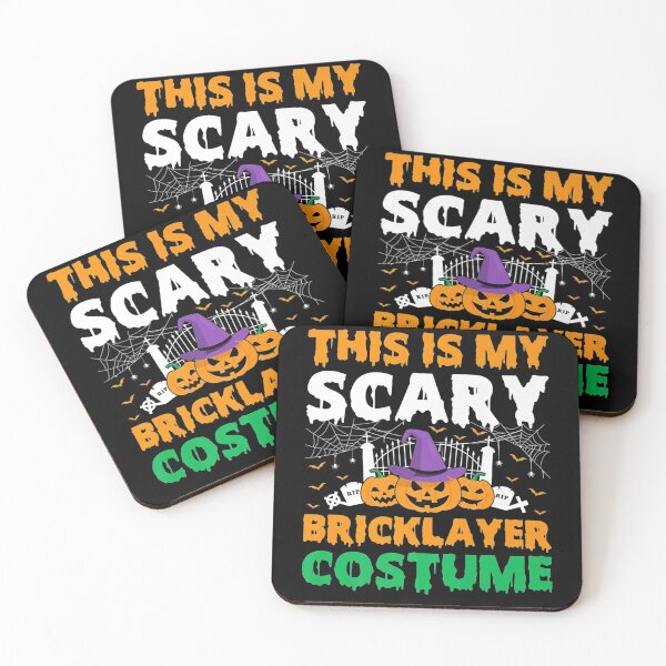 Item preview, Funny This Is My Scary Bricklayer Costume Halloween Premium designed and sold by fefego818x.
