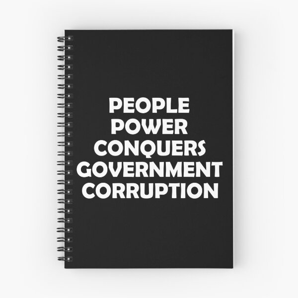 Item preview, PEOPLE POWER CONQUERS GOVERNMENT CORRUPTION designed and sold by DomGDesign.