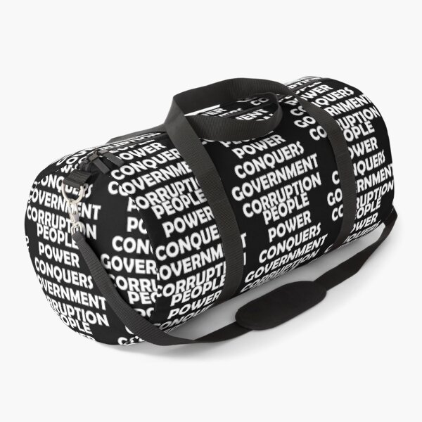 Item preview, PEOPLE POWER CONQUERS GOVERNMENT CORRUPTION designed and sold by DomGDesign.