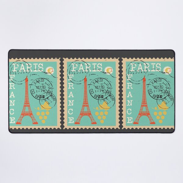 Item preview, Distressed Vintage Paris Postage Stamp designed and sold by Primroaddesigns.
